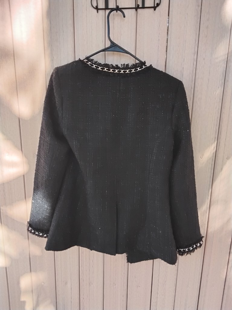 Vintage Boston Proper Women's Tweed Jacket Size 8 #573 — image 5 of 8